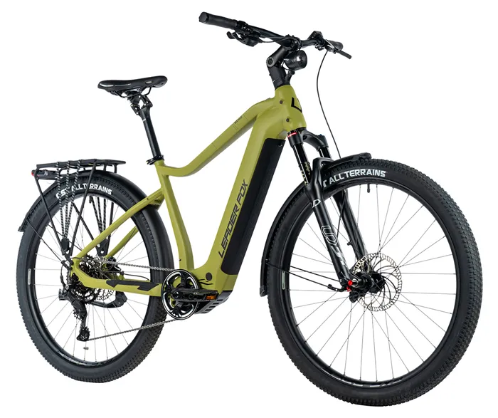 E-BIKE 28" BEND GENT CROSS 17,5"-3, ARMY GREEN (M510)