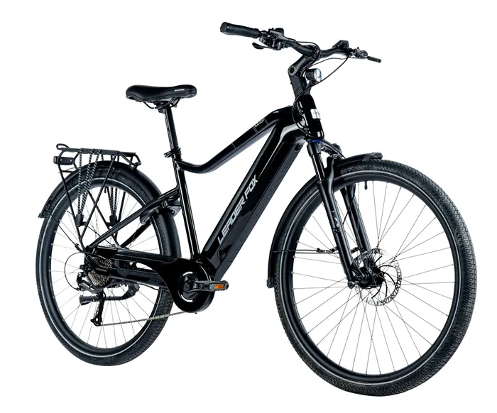 E-BIKE 28" SANDY GENT 19"-1, BLACK SHINY (REAR MOTOR)