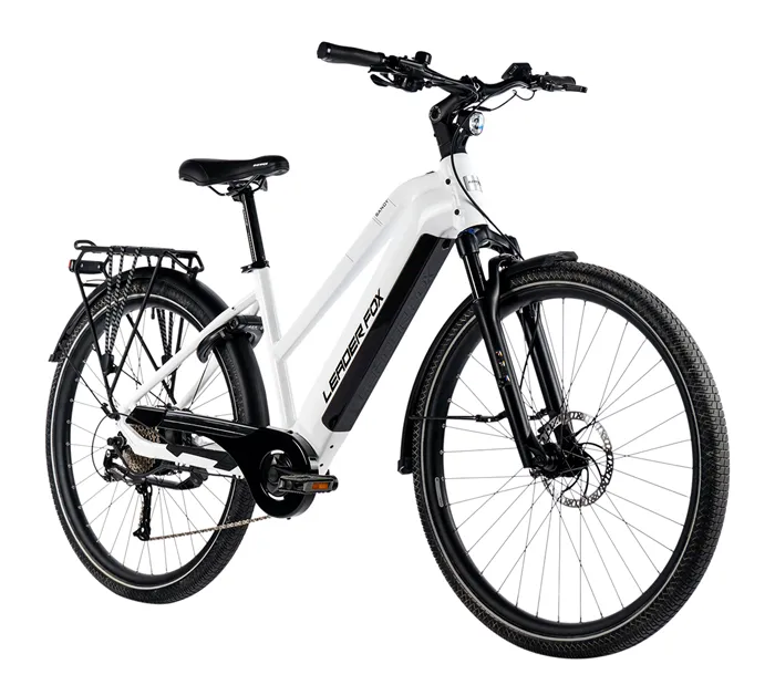 E-BIKE 28" SANDY LADY 16,5"-1,WHITE SHINY (REAR MOTOR)