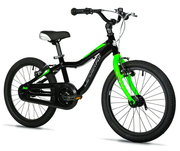 BUBU BOY 18"-2, BLACK SHINY (V-BRAKE/CHAIN)