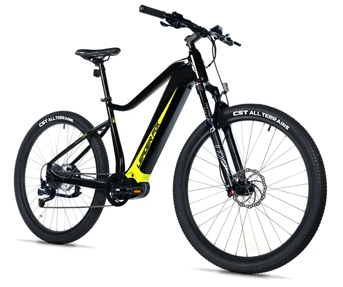 E-BIKE SWAN GENT 29", 17,5"-1, BLACK SHINY - yellow sticker (MODEST)