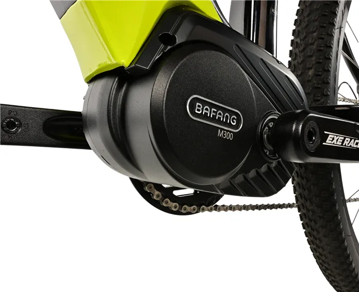 E-BIKE SWAN GENT 29", 21,5"-1, BLACK SHINY - yellow sticker (MODEST)