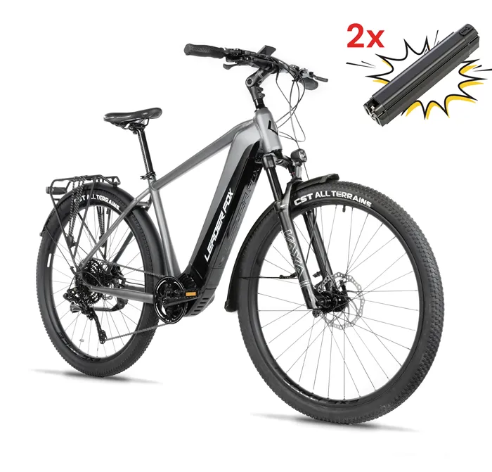 E-BIKE 28" BARNET GENT 22,5"-1, SILVER MATT (M510)
