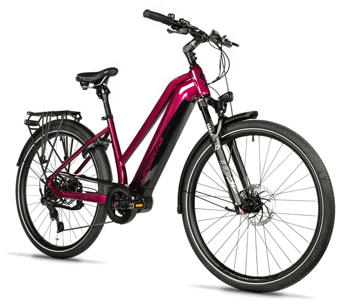 E-BIKE 28" LUCAS LADY 16,5"-2, VIOLET SHINY (M420)
