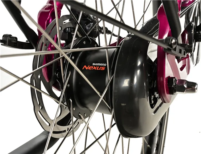 E-BIKE 28" NEBA CITY 18"-2, VIOLET SHINY (M420,NEXUS)