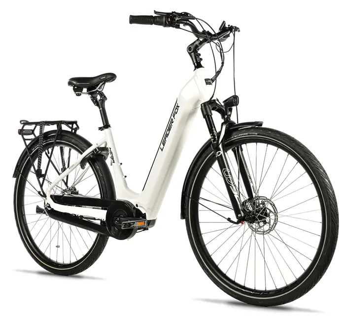 E-BIKE 28" NEBA CITY 18"-3, WHITE MATT (M420,NEXUS)