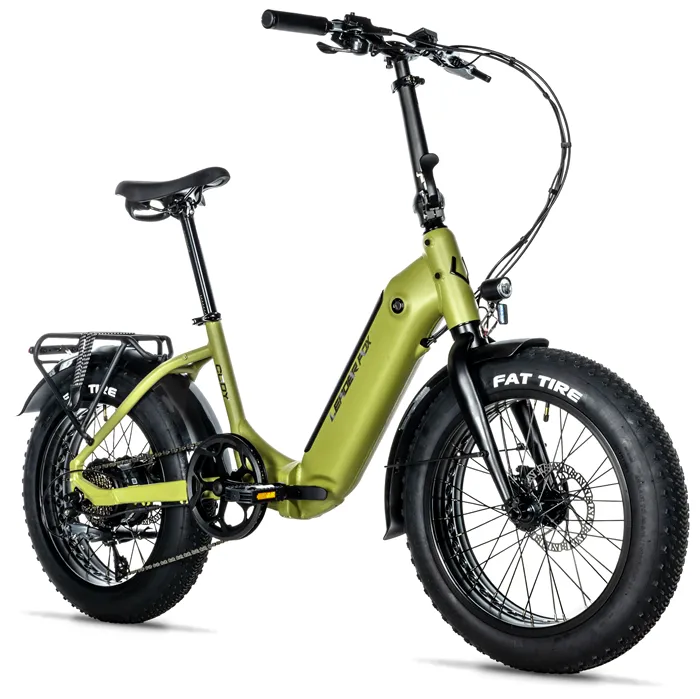 E-BIKE 20" CODY-1, FOLDING BIKE, ARMY GREEN (REAR MOTOR)
