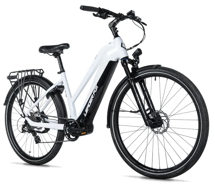 E-BIKE 28" EXETER LADY 18"-1, WHITE SHINY (M420)