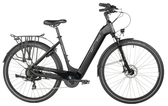 E-BIKE 28" INDUKTORA 18"-1, BLACK MATT (rear motor)