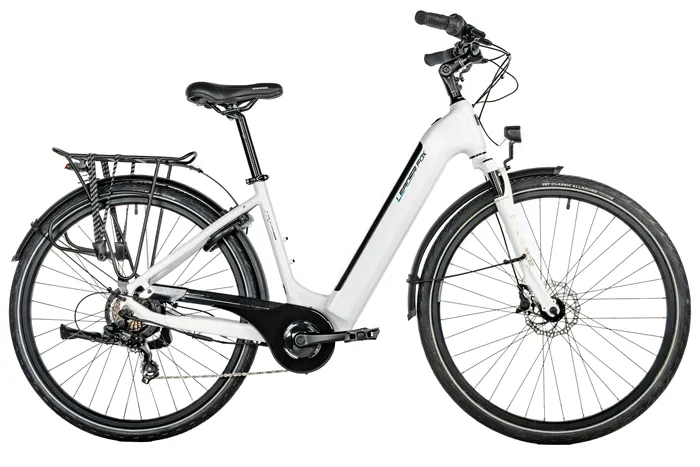 E-BIKE 28" INDUKTORA 20"-2, WHITE (rear motor)
