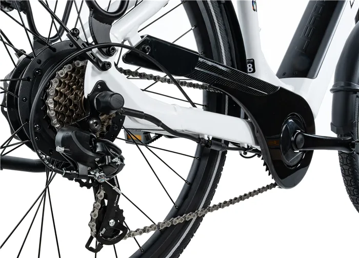 E-BIKE 26" LOTUS 16"-2, WHITE (rear motor)