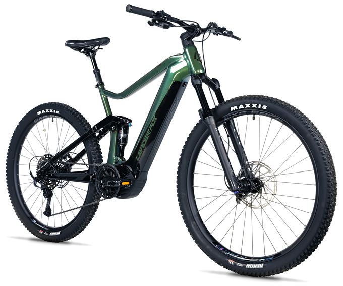 E-BIKE AYRA FULL.SUSP 29", 17,5"-1,  GREEN BOTTLE (PANASONIC)