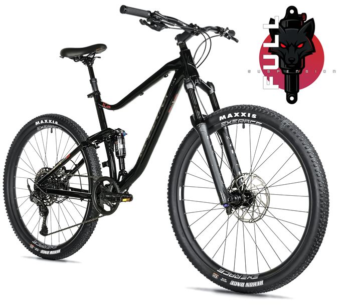 HARPER FULL.SUSP 29", 17,5"-1, BLACK SHINY
