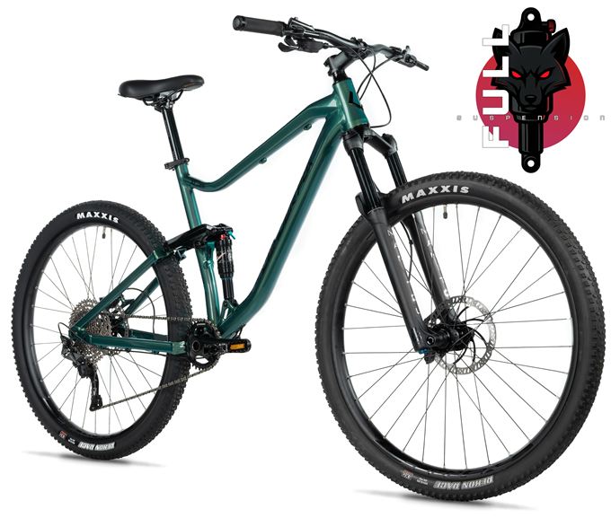 CASPER FULL.SUSP 29, 19,5"-2, GREEN BOTTLE