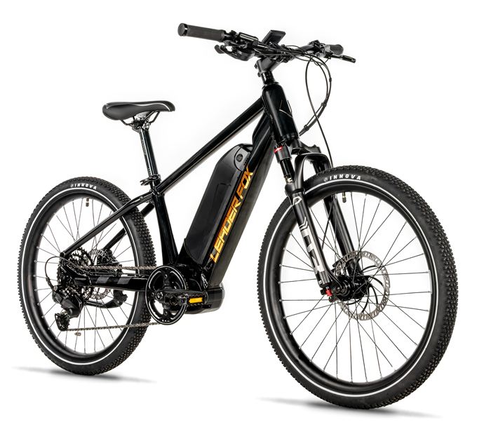 E-BIKE MTB 24" WEENY, BLACK SHINY-2 (M420)
