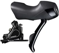 Shimano ST-RS405 / BR-RS405 levá řadící a brzdová páka a třmen 160 mm FM, 1800 mm